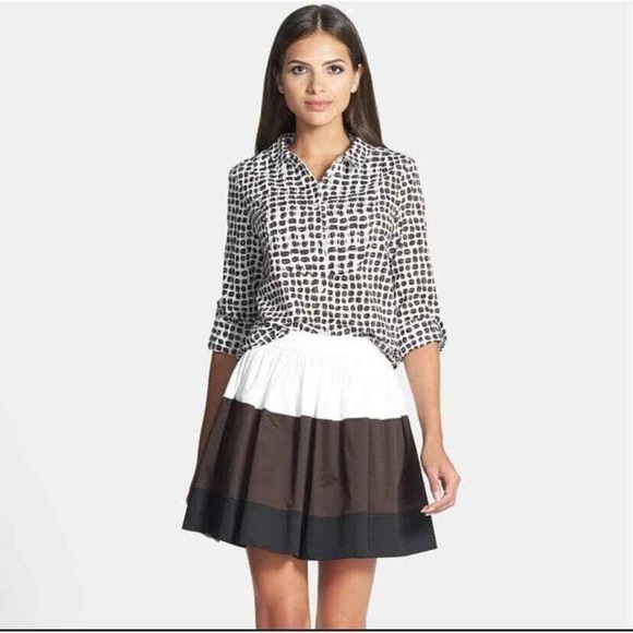 Kate spade colorblock coreen skirt - Picture 2 of 4